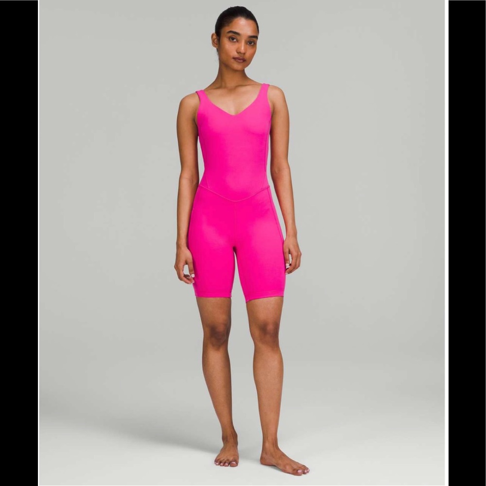 lululemon athletica Hot Pink Fitted Athletic Bodysuit 4